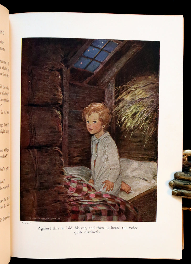 1919 Rare Book - AT THE BACK OF THE NORTH WIND, First Edition Illustrated by Jessie Willcox Smith.