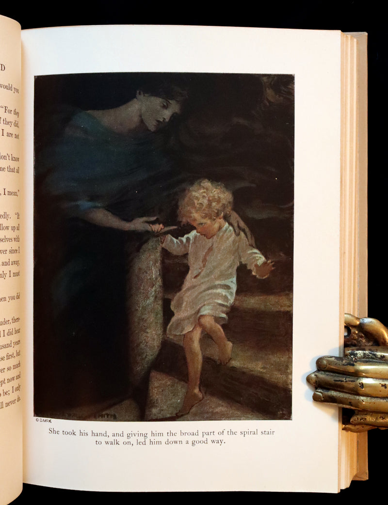 1919 Rare Book - AT THE BACK OF THE NORTH WIND, First Edition Illustrated by Jessie Willcox Smith.