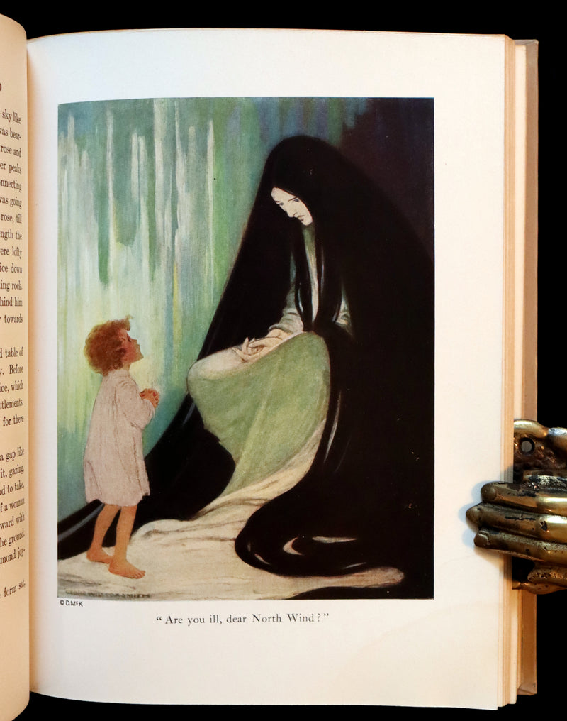 1919 Rare Book - AT THE BACK OF THE NORTH WIND, First Edition Illustrated by Jessie Willcox Smith.