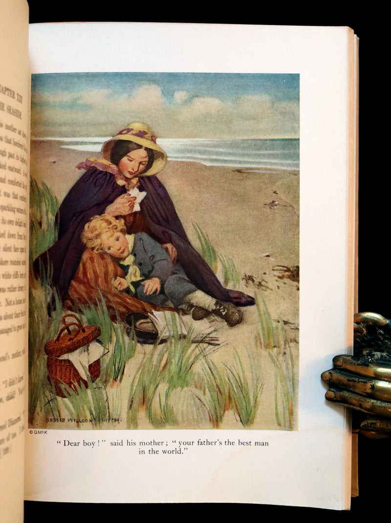 1919 Rare Book - AT THE BACK OF THE NORTH WIND, First Edition Illustrated by Jessie Willcox Smith.