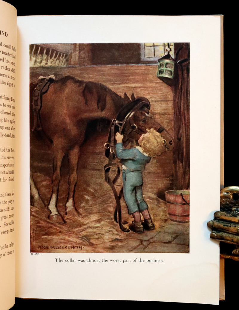 1919 Rare Book - AT THE BACK OF THE NORTH WIND, First Edition Illustrated by Jessie Willcox Smith.