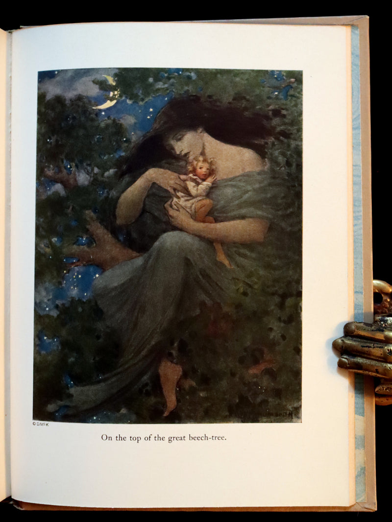 1919 Rare Book - AT THE BACK OF THE NORTH WIND, First Edition Illustrated by Jessie Willcox Smith.