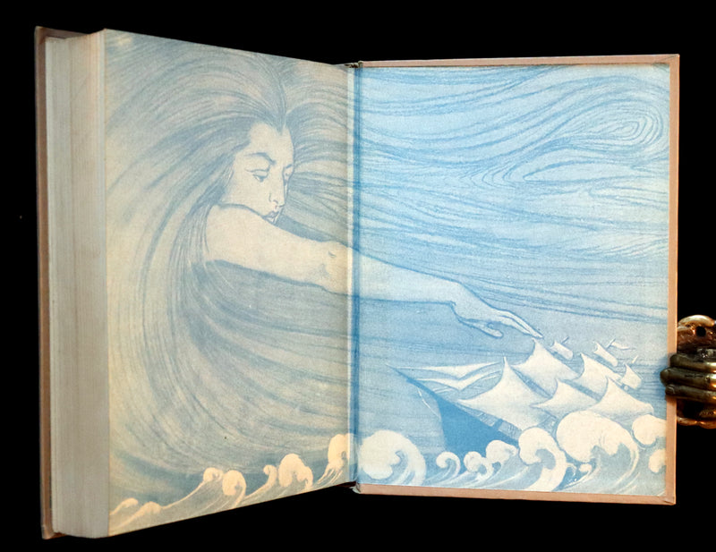 1919 Rare Book - AT THE BACK OF THE NORTH WIND, First Edition Illustrated by Jessie Willcox Smith.
