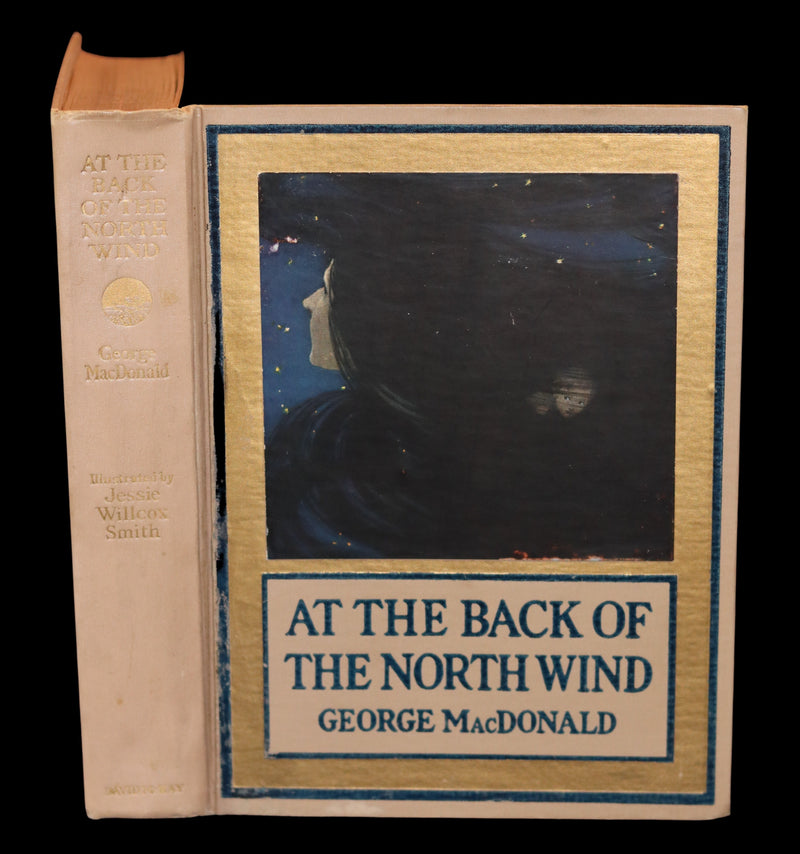 1919 Rare Book - AT THE BACK OF THE NORTH WIND, First Edition Illustrated by Jessie Willcox Smith.
