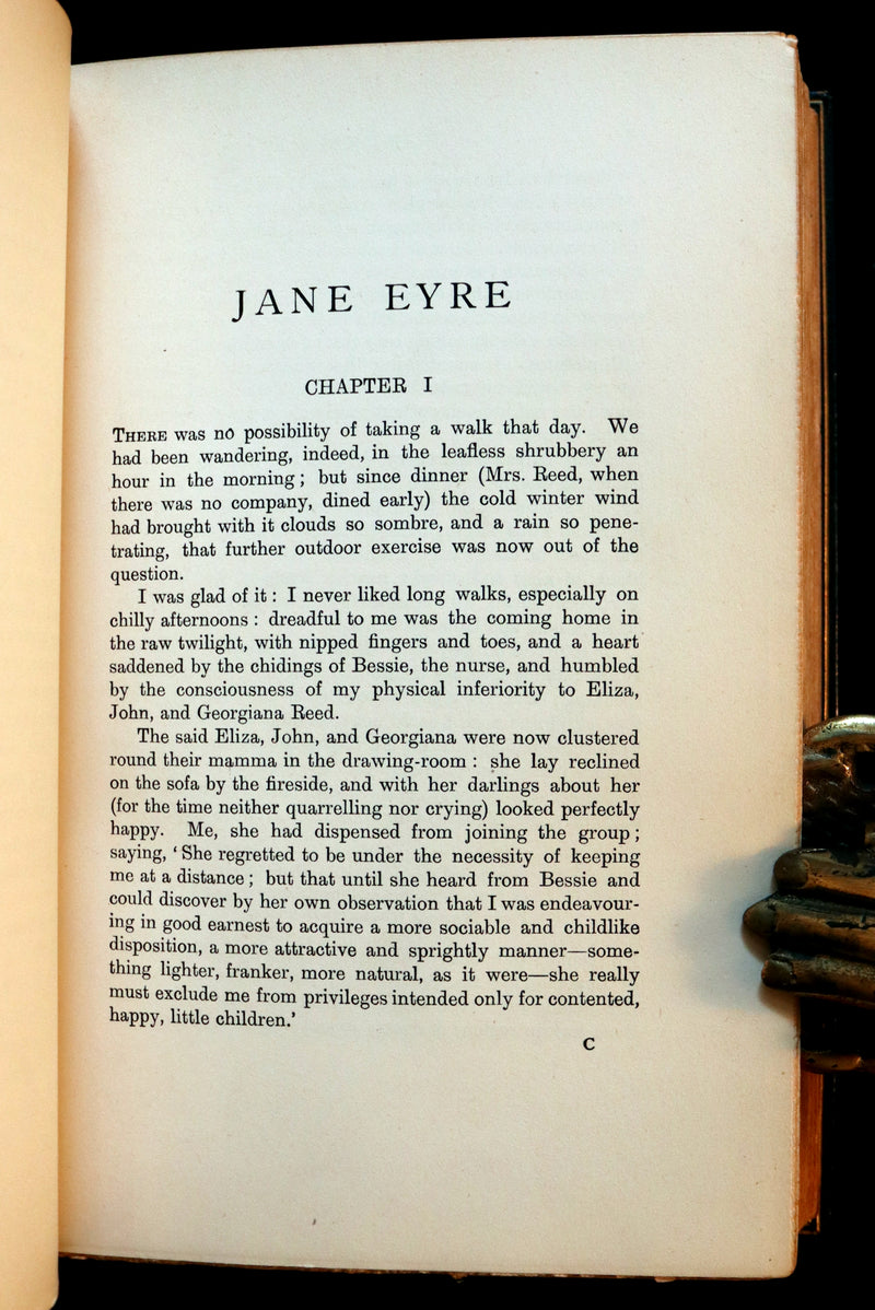 1899 Rare Illustrated Edition - JANE EYRE by CHARLOTTE BRONTË (Currer Bell).
