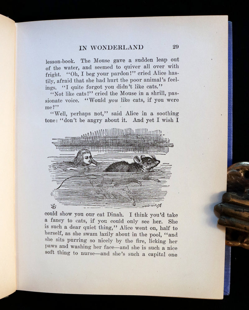 1910 Scarce George W. Jacobs Edition - Alice's Adventures in Wonderland by Lewis Carroll.