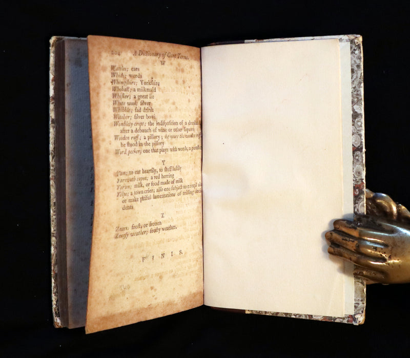 1789 Scarce Book - Life And Adventures Of Bampfylde-Moore Carew, Gypsies, America, Cant Language.