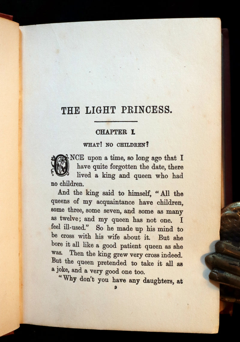 1910 Scarce Edition - THE LIGHT PRINCESS by George Macdonald illustrated by Leonard Leslie Brooke.