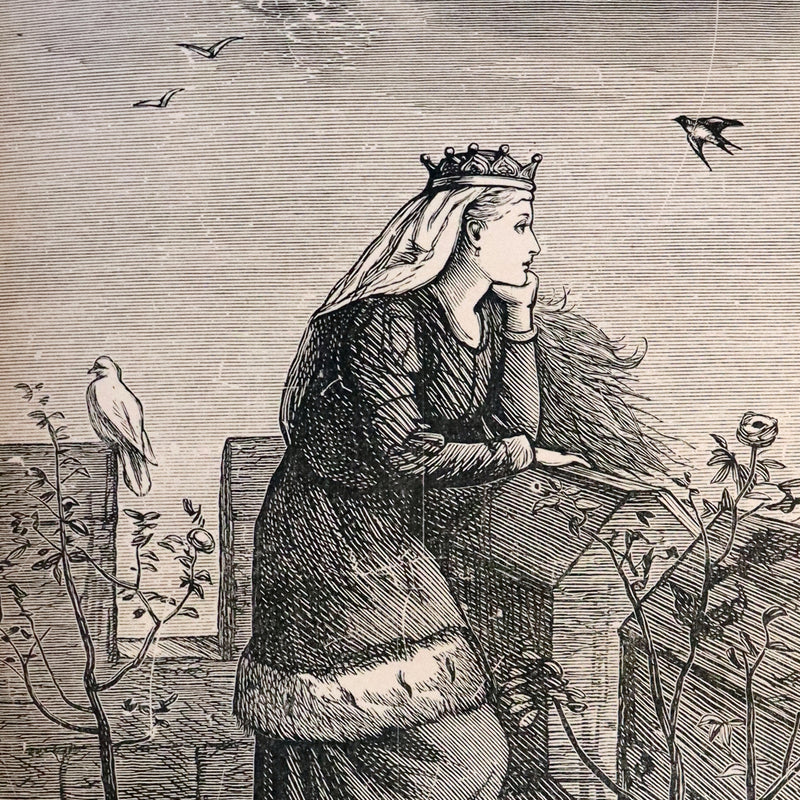 1890 Rare Victorian Book -  The OLD OLD FAIRY TALES Collected by Mrs Valentine. Illustrated.