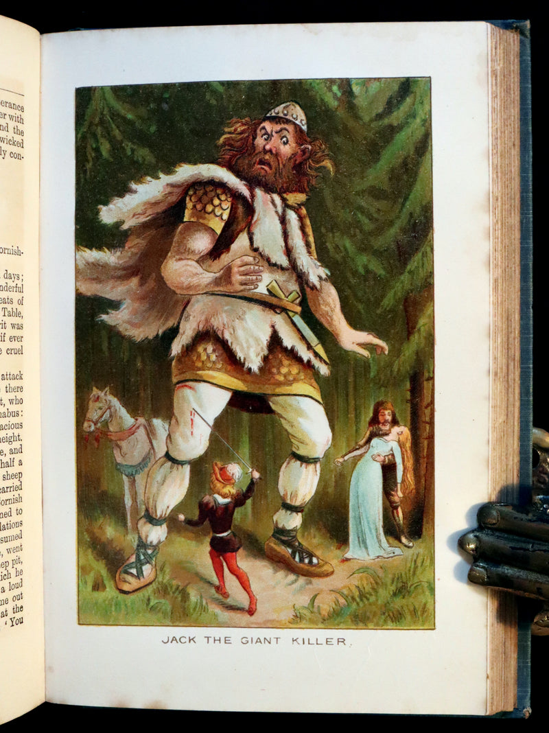 1890 Rare Victorian Book -  The OLD OLD FAIRY TALES Collected by Mrs Valentine. Illustrated.