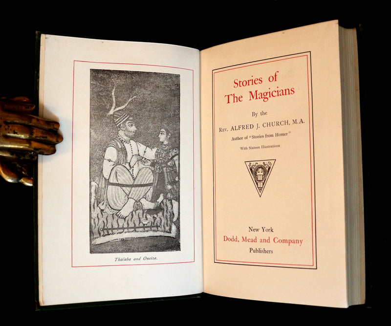 1886 Scarce Book - STORIES of The MAGICIANS by Alfred Church. Illustrated.
