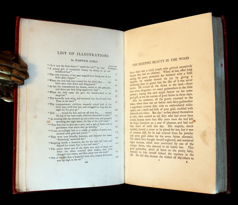 1923 Rare 1st Octavo Edition - THE FAIRY BOOK by Dinah CRAIK Illustrated by Warwick Goble.