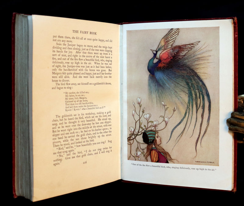 1923 Rare 1st Octavo Edition - THE FAIRY BOOK by Dinah CRAIK Illustrated by Warwick Goble.