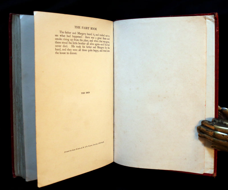 1923 Rare 1st Octavo Edition - THE FAIRY BOOK by Dinah CRAIK Illustrated by Warwick Goble.