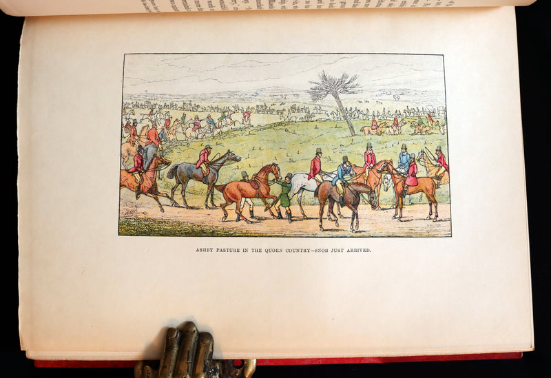 1898 Rare Bayntun Binding - The Chase, the Road, and the Turf by Nimrod and illustrated by Alken.