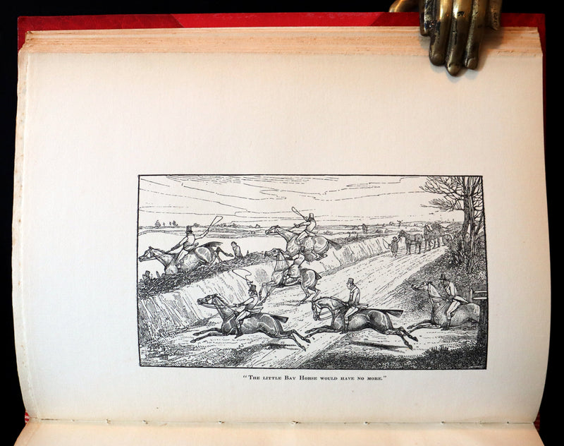 1898 Rare Bayntun Binding - The Chase, the Road, and the Turf by Nimrod and illustrated by Alken.