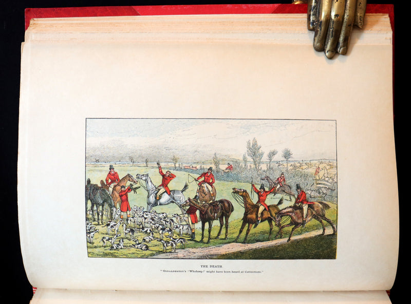 1898 Rare Bayntun Binding - The Chase, the Road, and the Turf by Nimrod and illustrated by Alken.
