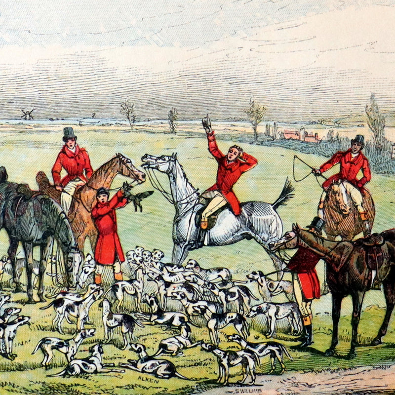 1898 Rare Bayntun Binding - The Chase, the Road, and the Turf by Nimrod and illustrated by Alken.