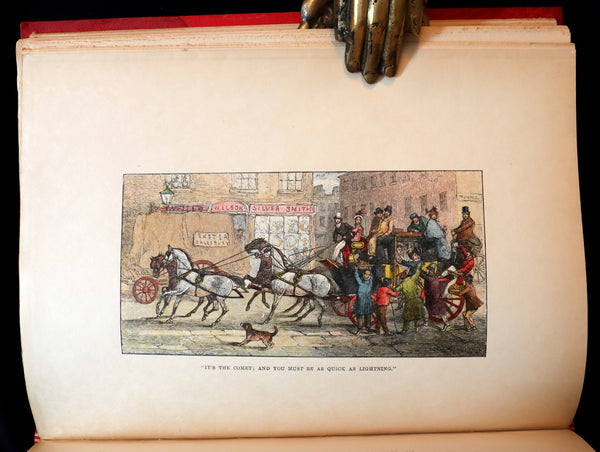 1898 Rare Bayntun Binding - The Chase, the Road, and the Turf by Nimrod and illustrated by Alken.
