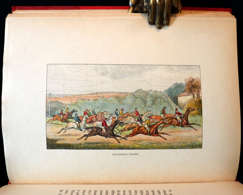 1898 Rare Bayntun Binding - The Chase, the Road, and the Turf by Nimrod and illustrated by Alken.