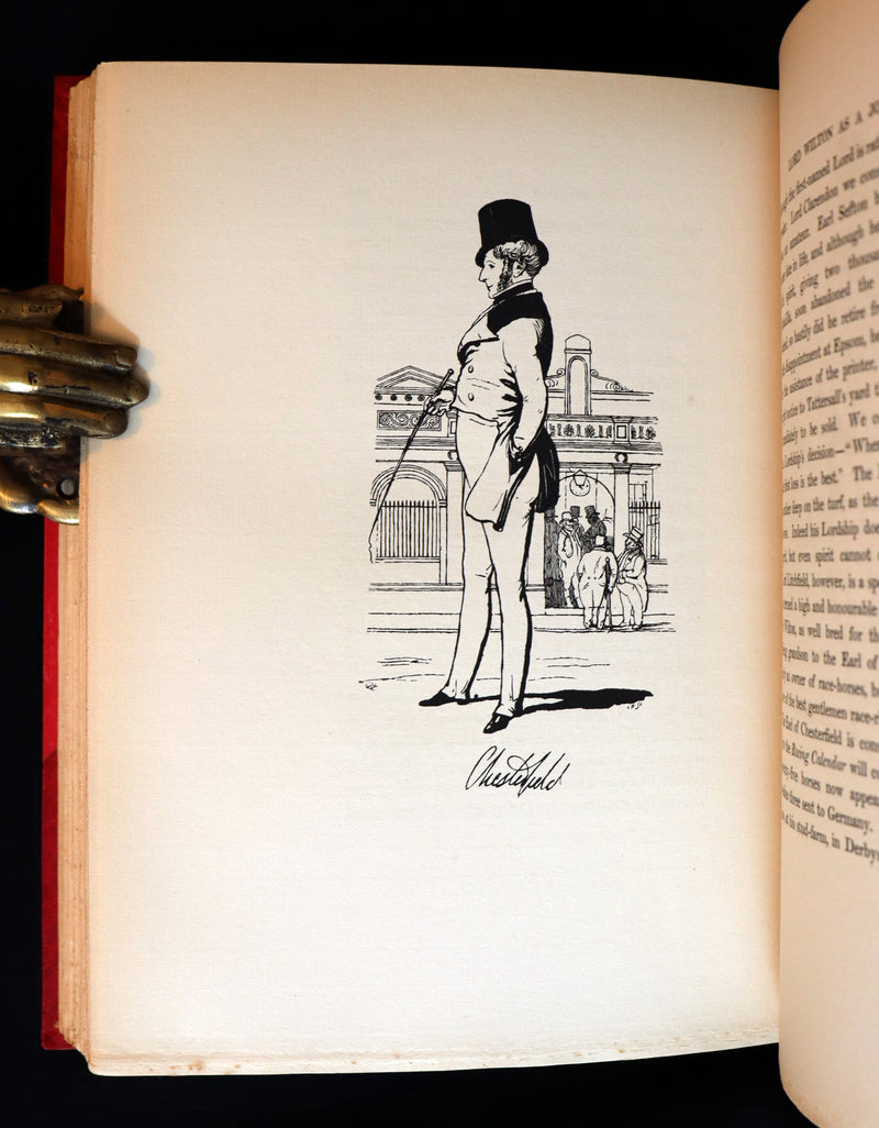 1898 Rare Bayntun Binding - The Chase, the Road, and the Turf by Nimrod and illustrated by Alken.