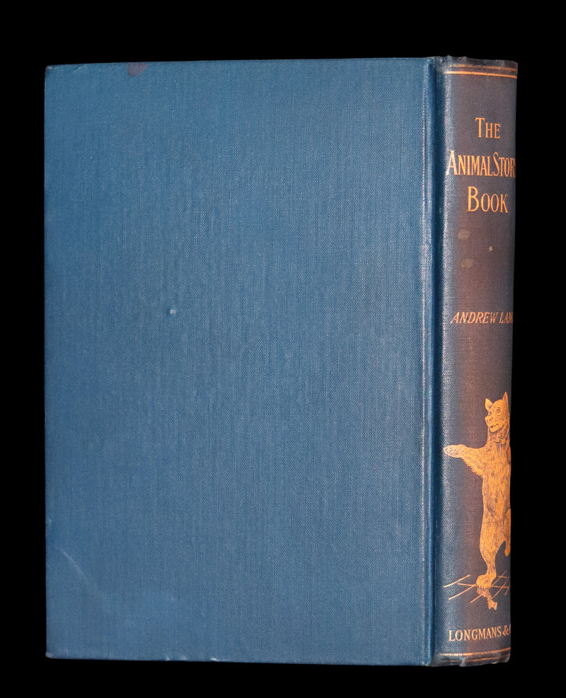 1896 First Edition Book - The Animal Story Book by Andrew Lang Illustrated by H. J. FORD.