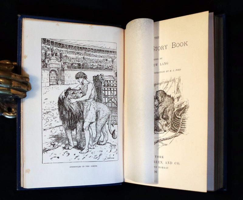 1896 First Edition Book - The Animal Story Book by Andrew Lang Illustrated by H. J. FORD.
