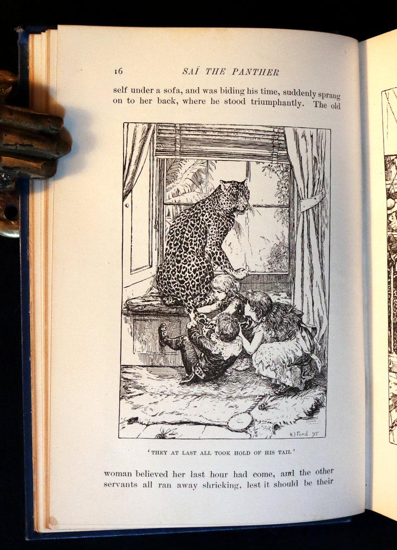1896 First Edition Book - The Animal Story Book by Andrew Lang Illustrated by H. J. FORD.