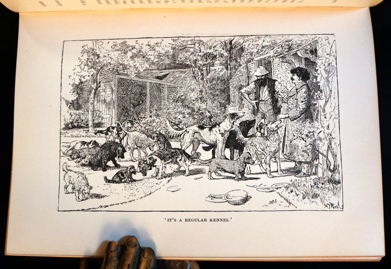 1896 First Edition Book - The Animal Story Book by Andrew Lang Illustrated by H. J. FORD.
