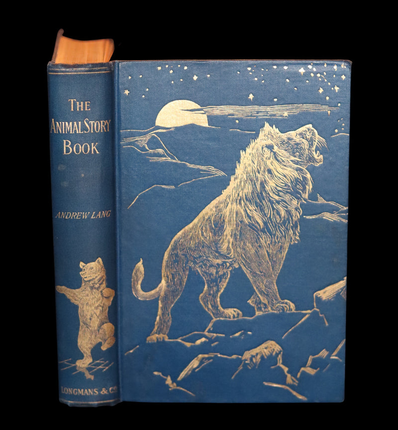 1896 First Edition Book - The Animal Story Book by Andrew Lang Illustrated by H. J. FORD.