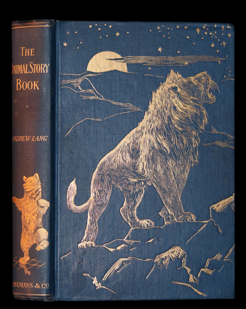 1896 First Edition Book - The Animal Story Book by Andrew Lang Illustrated by H. J. FORD.