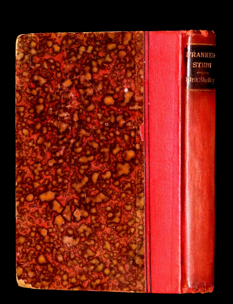 1888 Rare Victorian Book - FRANKENSTEIN or The Modern Prometheus by Mary Shelley.
