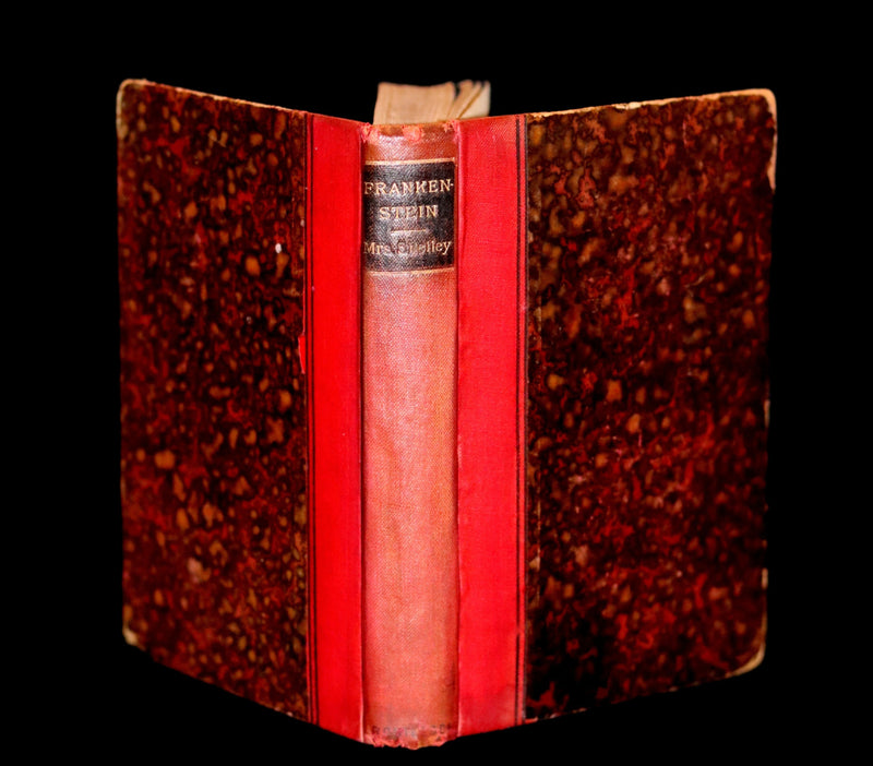 1888 Rare Victorian Book - FRANKENSTEIN or The Modern Prometheus by Mary Shelley.