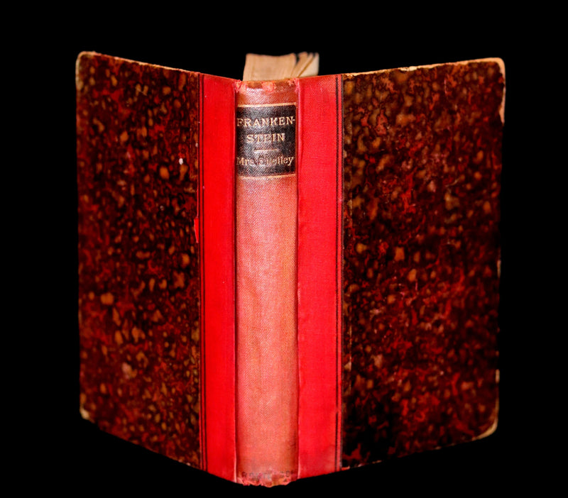 1888 Rare Victorian Book - FRANKENSTEIN or The Modern Prometheus by Mary Shelley.