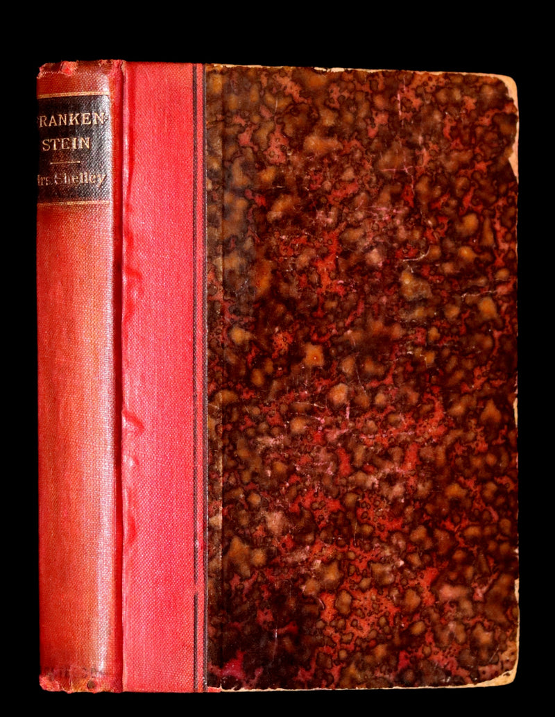 1888 Rare Victorian Book - FRANKENSTEIN or The Modern Prometheus by Mary Shelley.