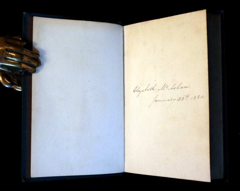 1880 Rare Victorian Book - POEMS by THOMAS HOOD with Illustrations by William Small.