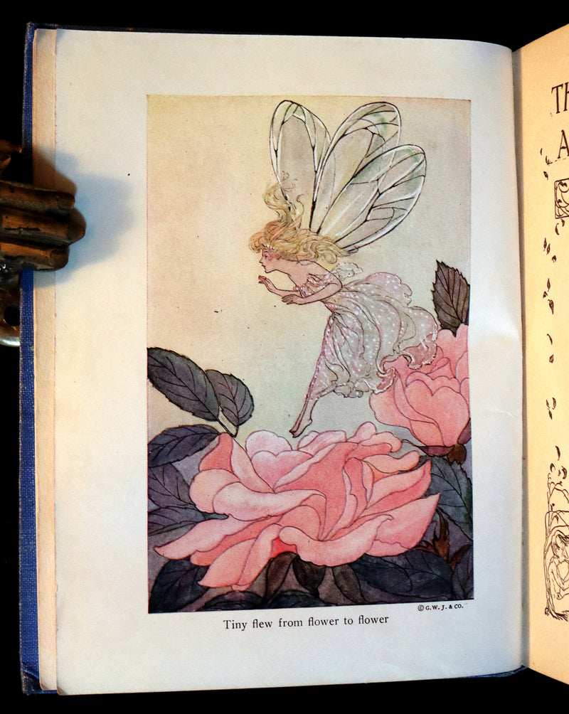 1922 Scarce George W. Jacobs Edition - Andersen's FLOWER MAIDEN illustrated by Elenore Abbott.