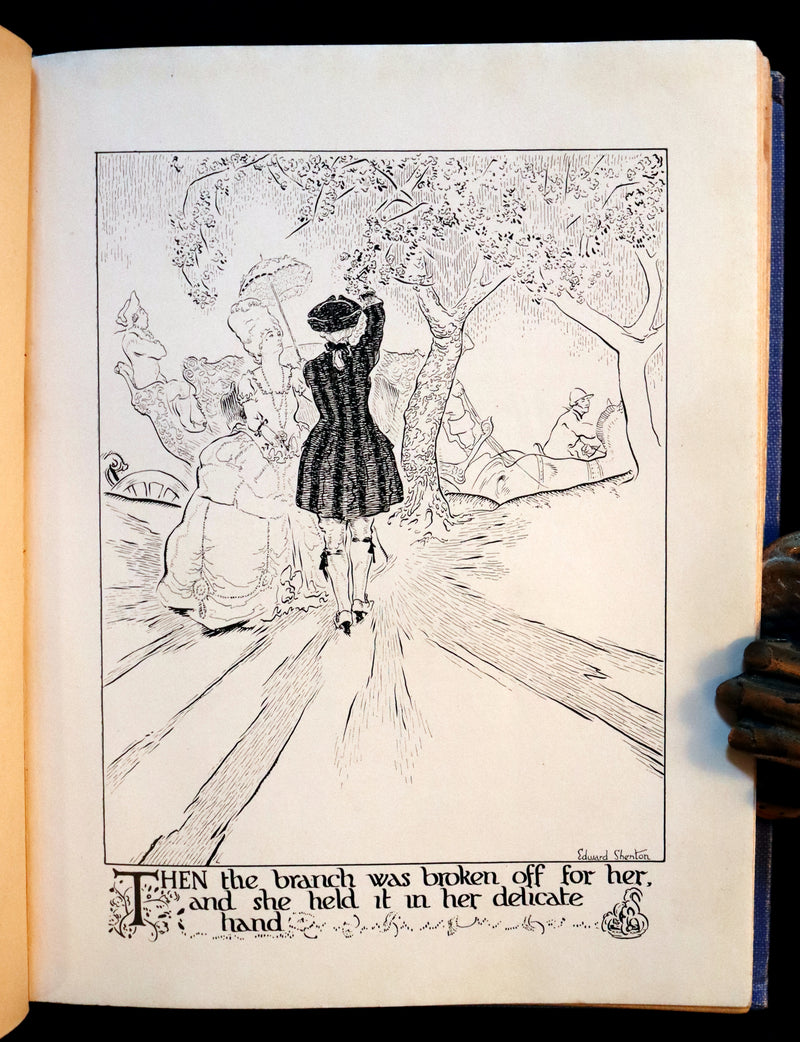 1922 Scarce George W. Jacobs Edition - Andersen's FLOWER MAIDEN illustrated by Elenore Abbott.