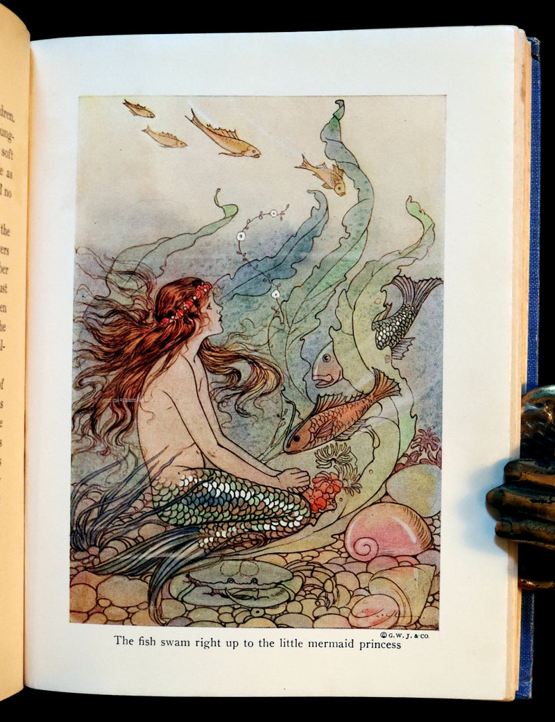 1922 Scarce George W. Jacobs Edition - Andersen's FLOWER MAIDEN illustrated by Elenore Abbott.