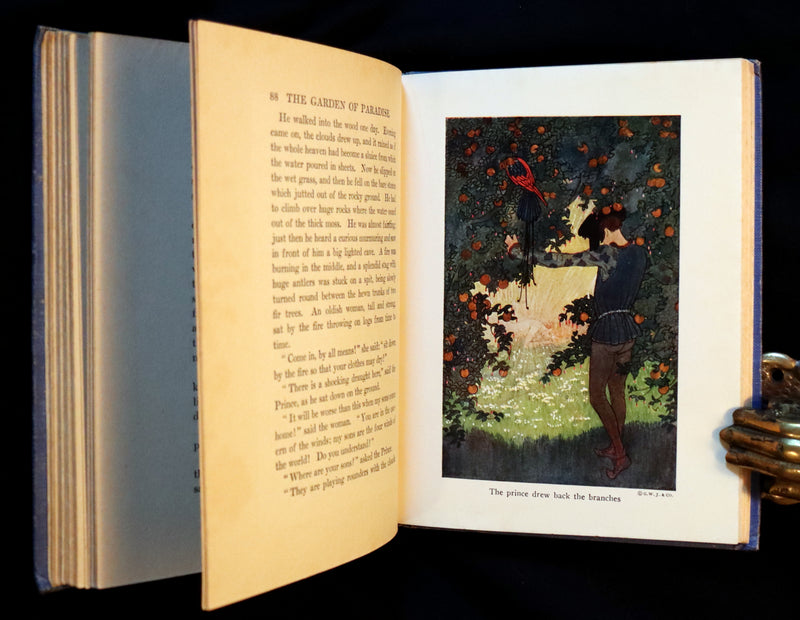 1922 Scarce George W. Jacobs Edition - Andersen's FLOWER MAIDEN illustrated by Elenore Abbott.