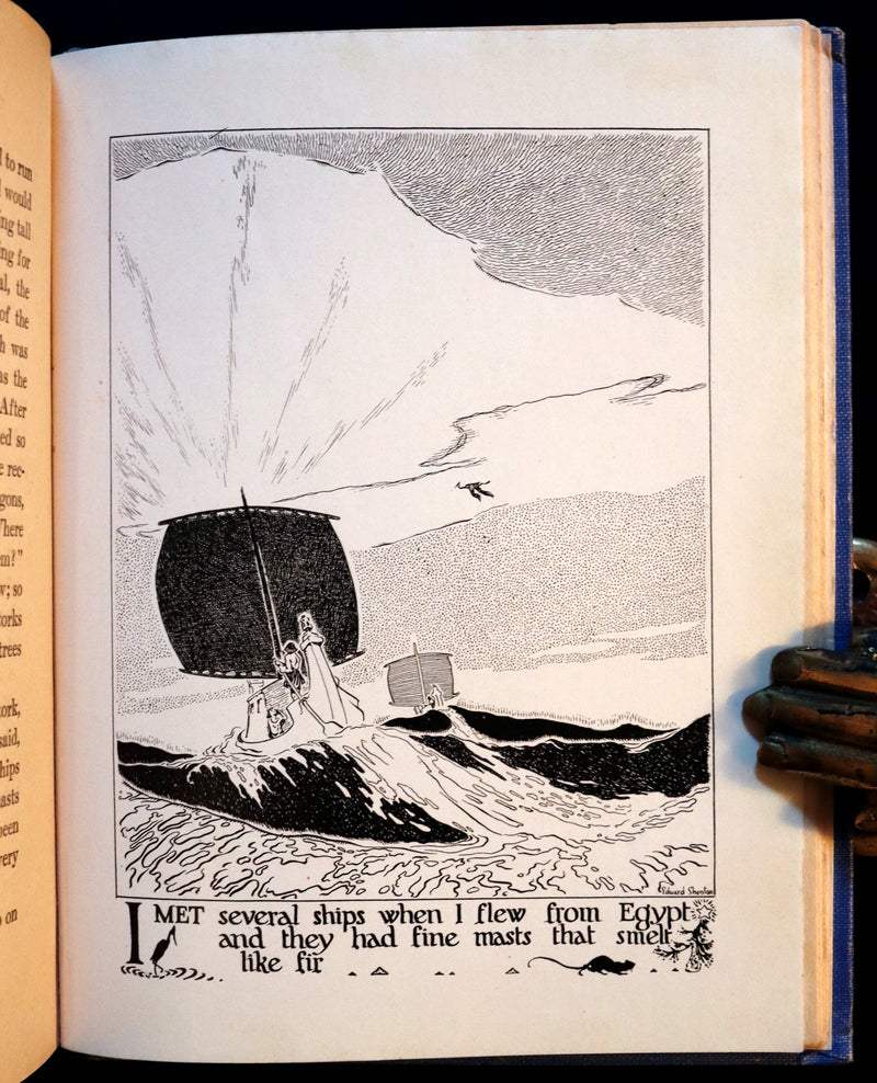 1922 Scarce George W. Jacobs Edition - Andersen's FLOWER MAIDEN illustrated by Elenore Abbott.