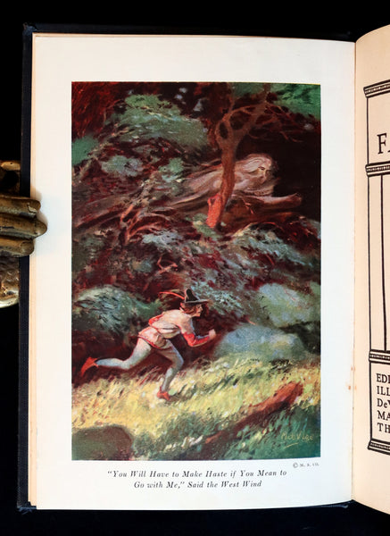 1925 Rare Edition - The RED FAIRY BOOK by Andrew Lang Illustrated by Manning de Villeneuve Lee.