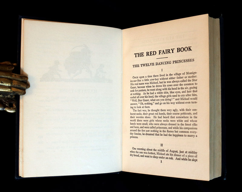 1925 Rare Edition - The RED FAIRY BOOK by Andrew Lang Illustrated by Manning de Villeneuve Lee.