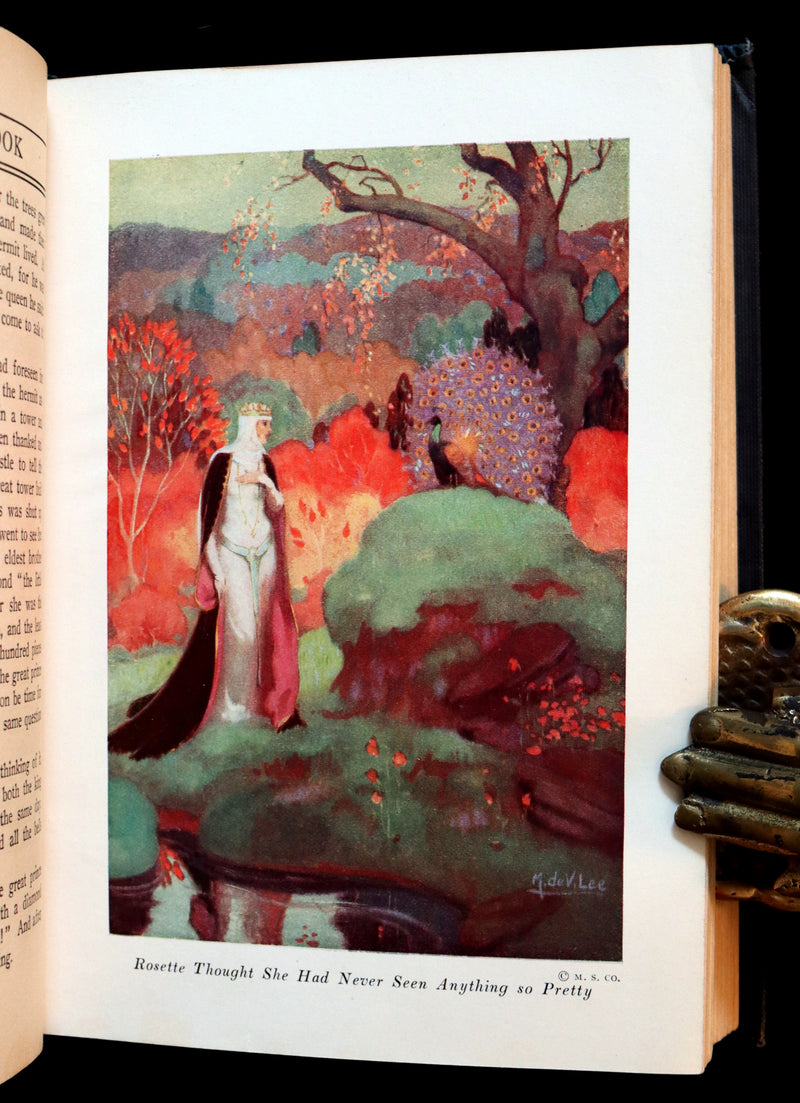 1925 Rare Edition - The RED FAIRY BOOK by Andrew Lang Illustrated by Manning de Villeneuve Lee.