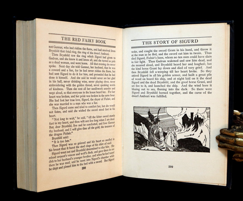 1925 Rare Edition - The RED FAIRY BOOK by Andrew Lang Illustrated by Manning de Villeneuve Lee.