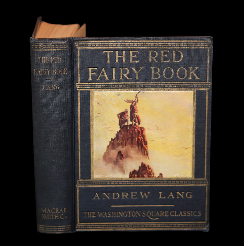1925 Rare Edition - The RED FAIRY BOOK by Andrew Lang Illustrated by Manning de Villeneuve Lee.
