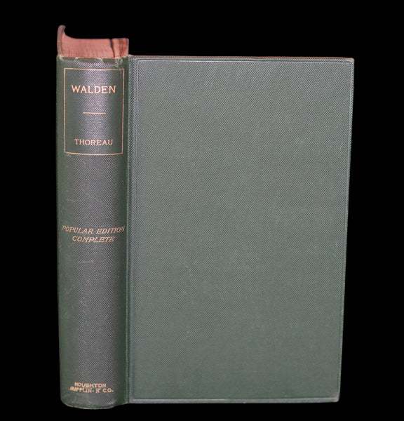 1897 Rare Book - WALDEN or, Life in the Woods by Henry David Thoreau.