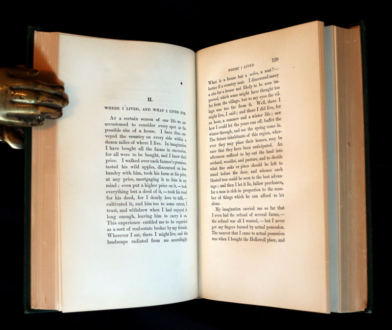 1897 Rare Book - WALDEN or, Life in the Woods by Henry David Thoreau.