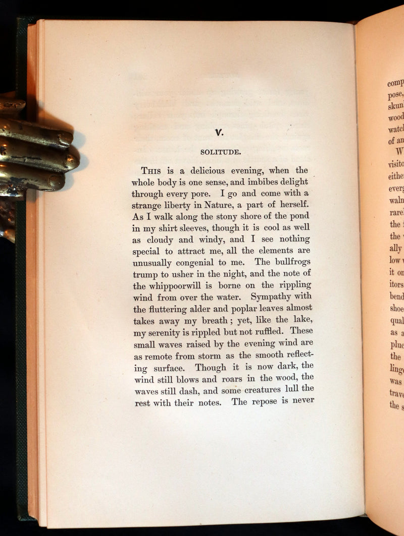 1897 Rare Book - WALDEN or, Life in the Woods by Henry David Thoreau.