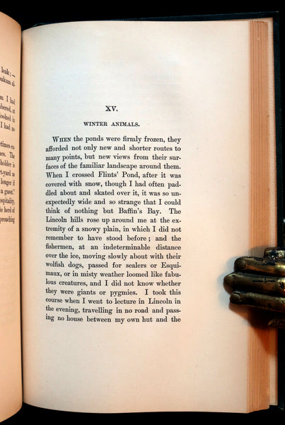 1897 Rare Book - WALDEN or, Life in the Woods by Henry David Thoreau.